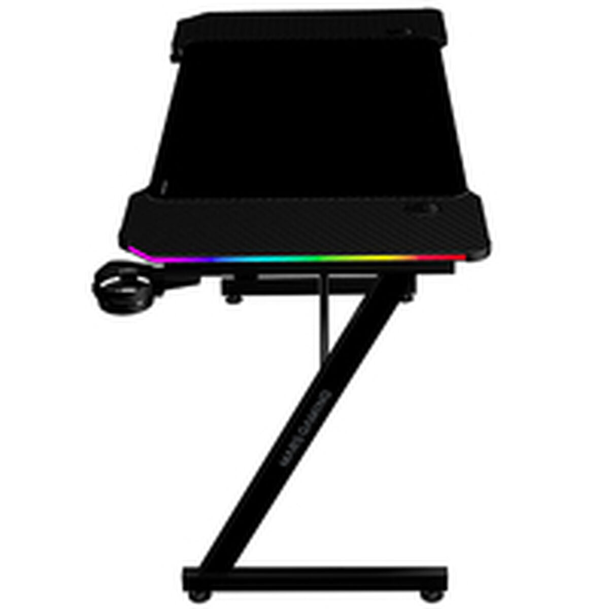 Desk Gaming Mars Gaming ESCRITORIO ERGO RGB Black 120 x 60 cm