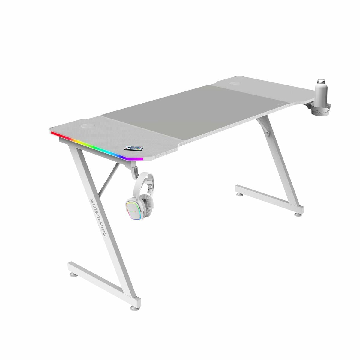 Desk Gaming Mars Gaming ERGO White 140 x 60 cm