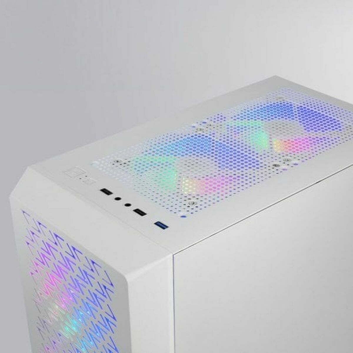 ATX Semi-tower Box Mars Gaming MCGEOW White