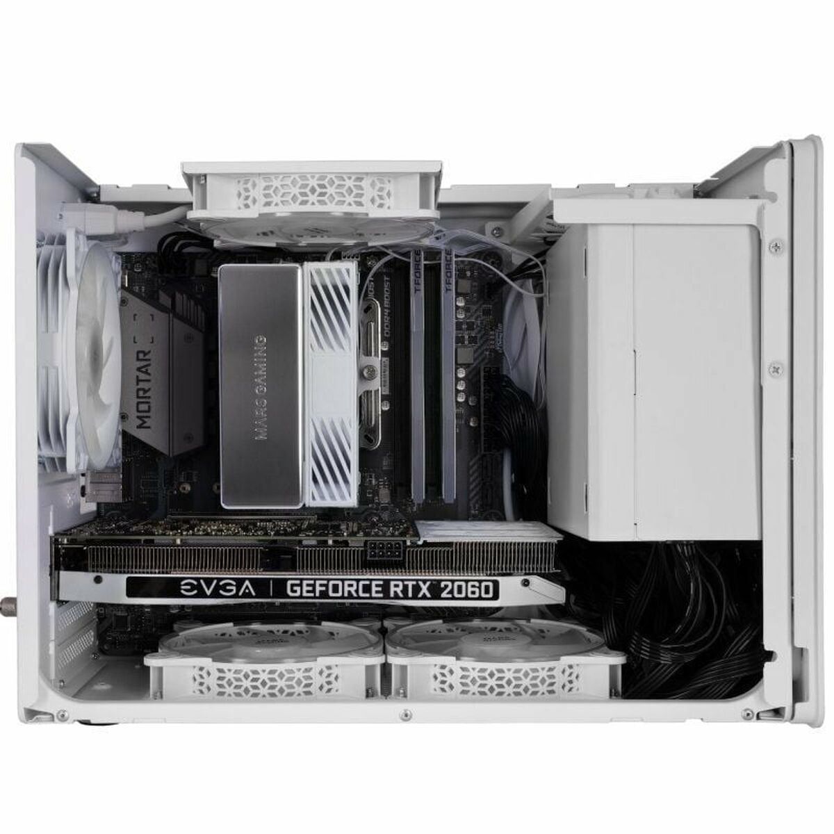 ATX Mini-tower Box Case Mars Gaming MCXPROW White
