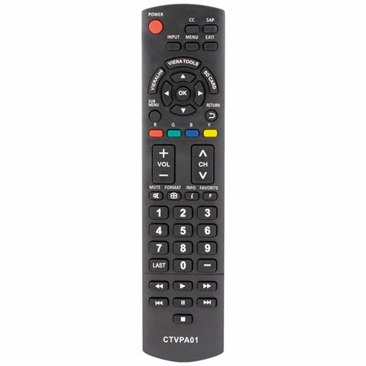 Panasonic Universal Remote Control TM Electron CTVPA01