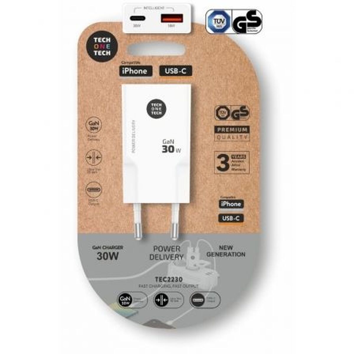 Wall Charger Tech One Tech TEC2230