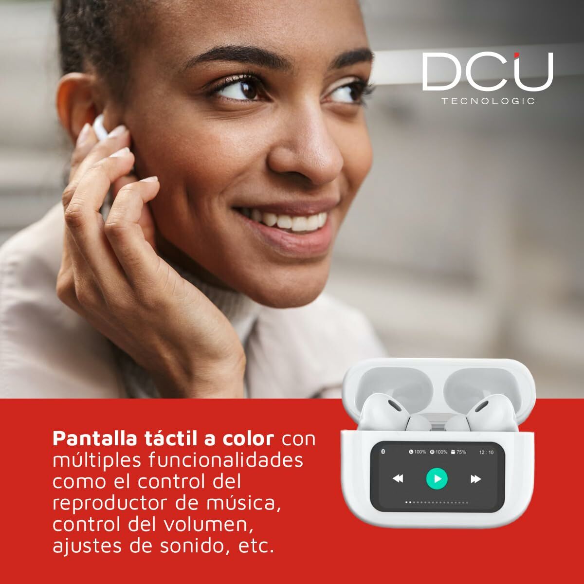 Bluetooth Headphones DCU 34152080 White