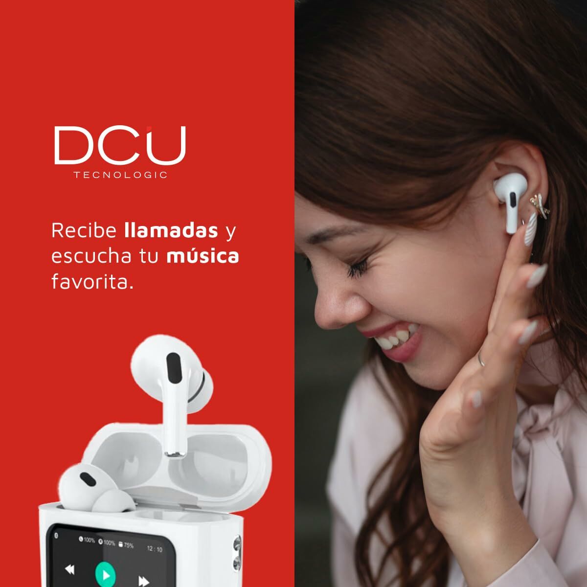 Bluetooth Headphones DCU 34152080 White