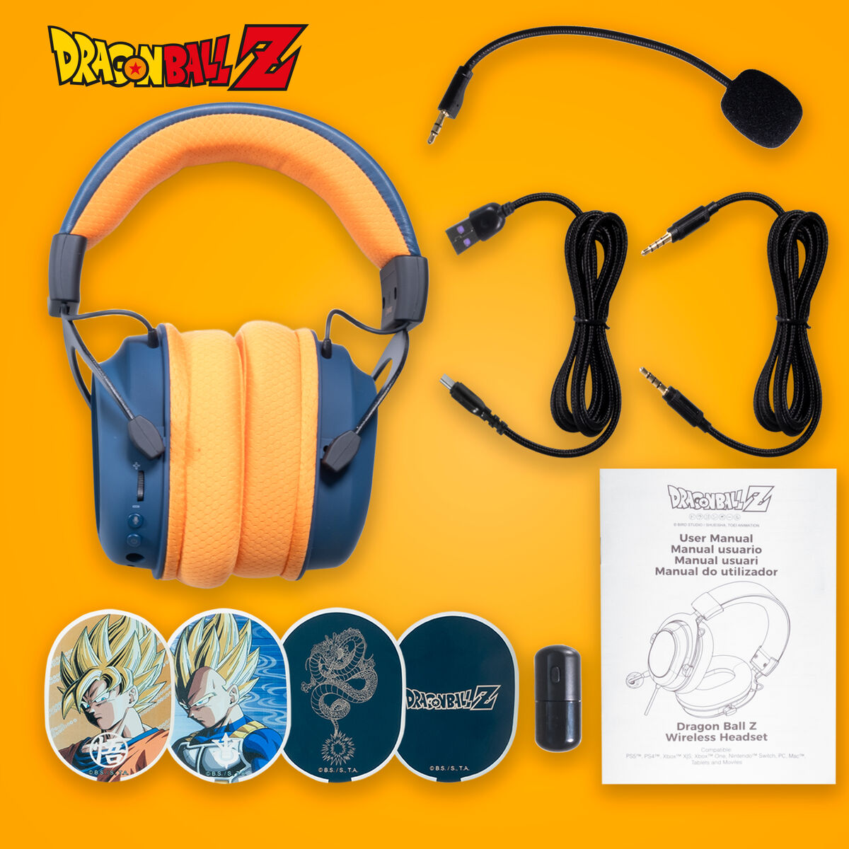 Headphones FR-TEC DB2001 Blue (1 Unit)