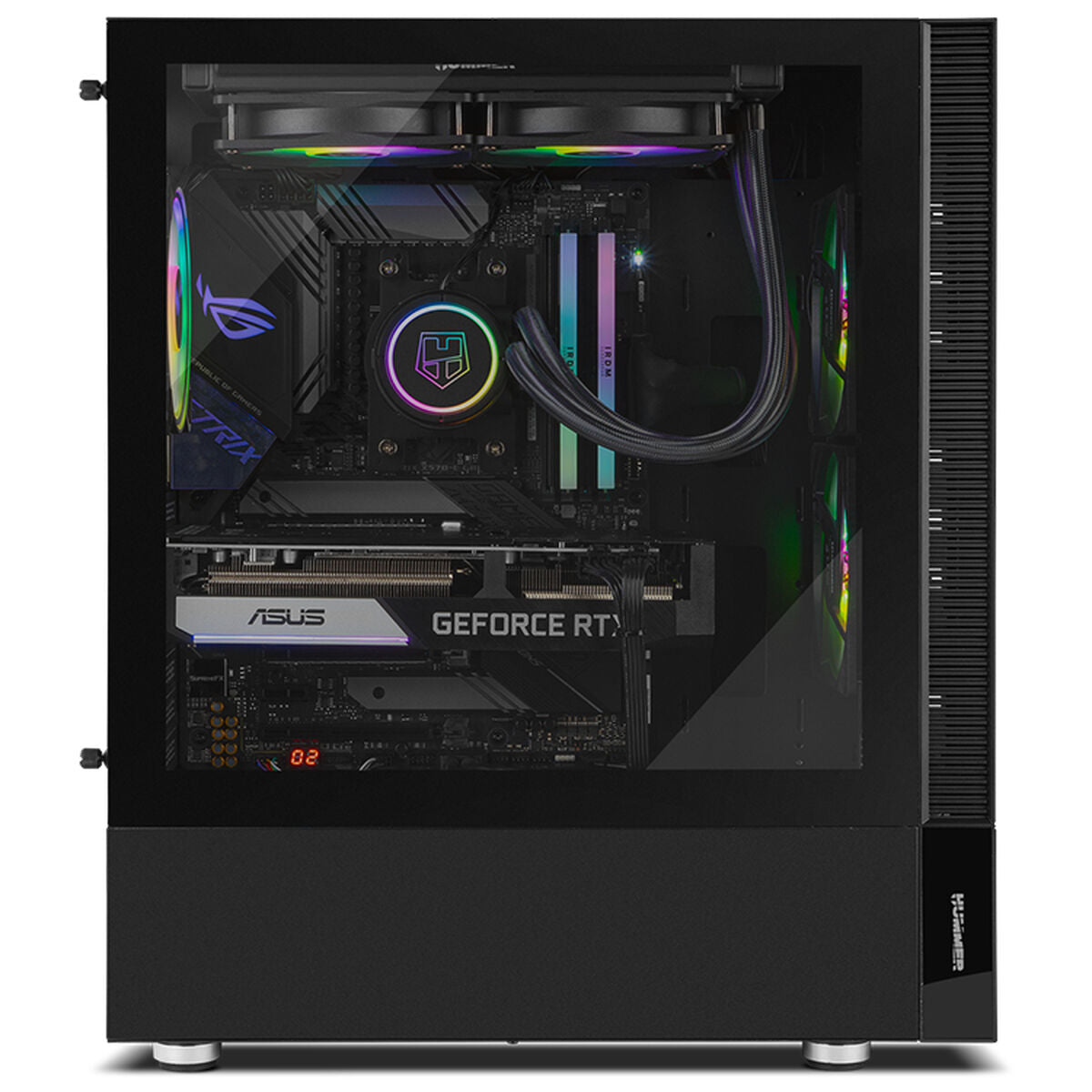 ATX Semi-tower Box Nox-Xtreme Hummer Nemesis Black