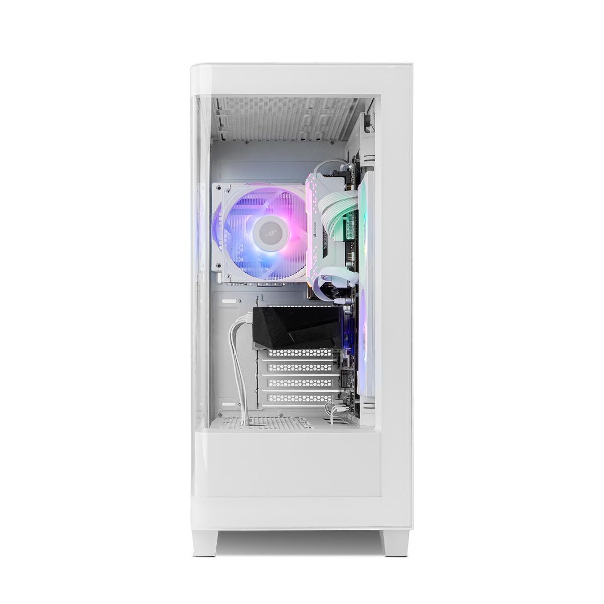ATX Semi-tower Box Nox-Xtreme HUMMER ETHER White Black
