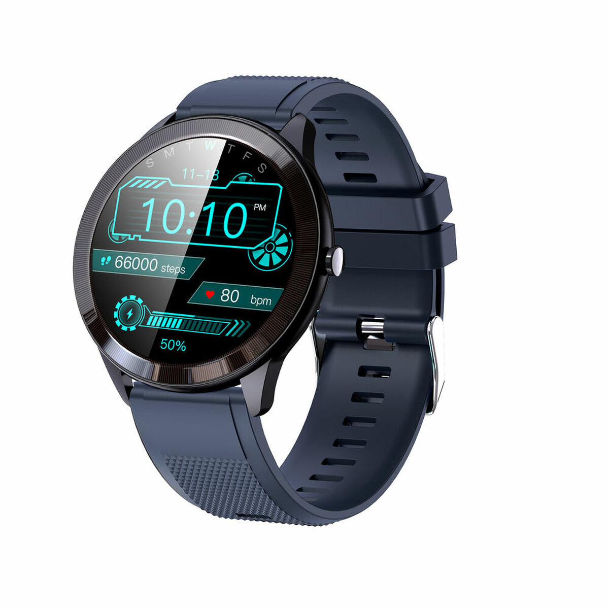 Smartwatch LEOTEC Wave Blue IPS 200 mAh Bluetooth 5.0 1,28"