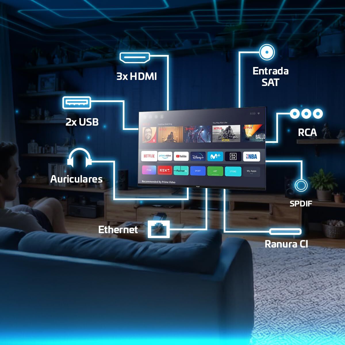 Smart TV Engel LE4086SM 40