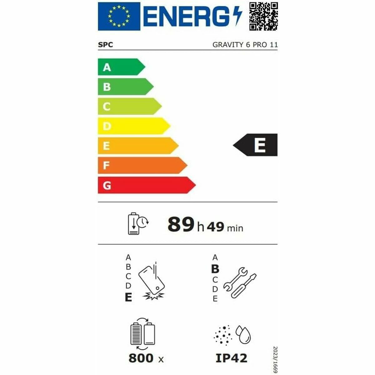 Tablet SPC GRAVITY 6 PRO 11" UNISOC T606 6 GB RAM 256 GB White Grey Silver