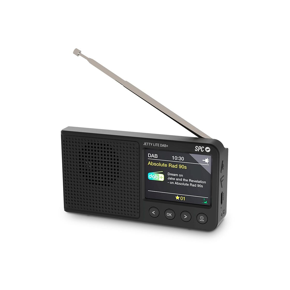 Transistor Radio SPC Internet 4591N J.L.DAB+ Black Retro