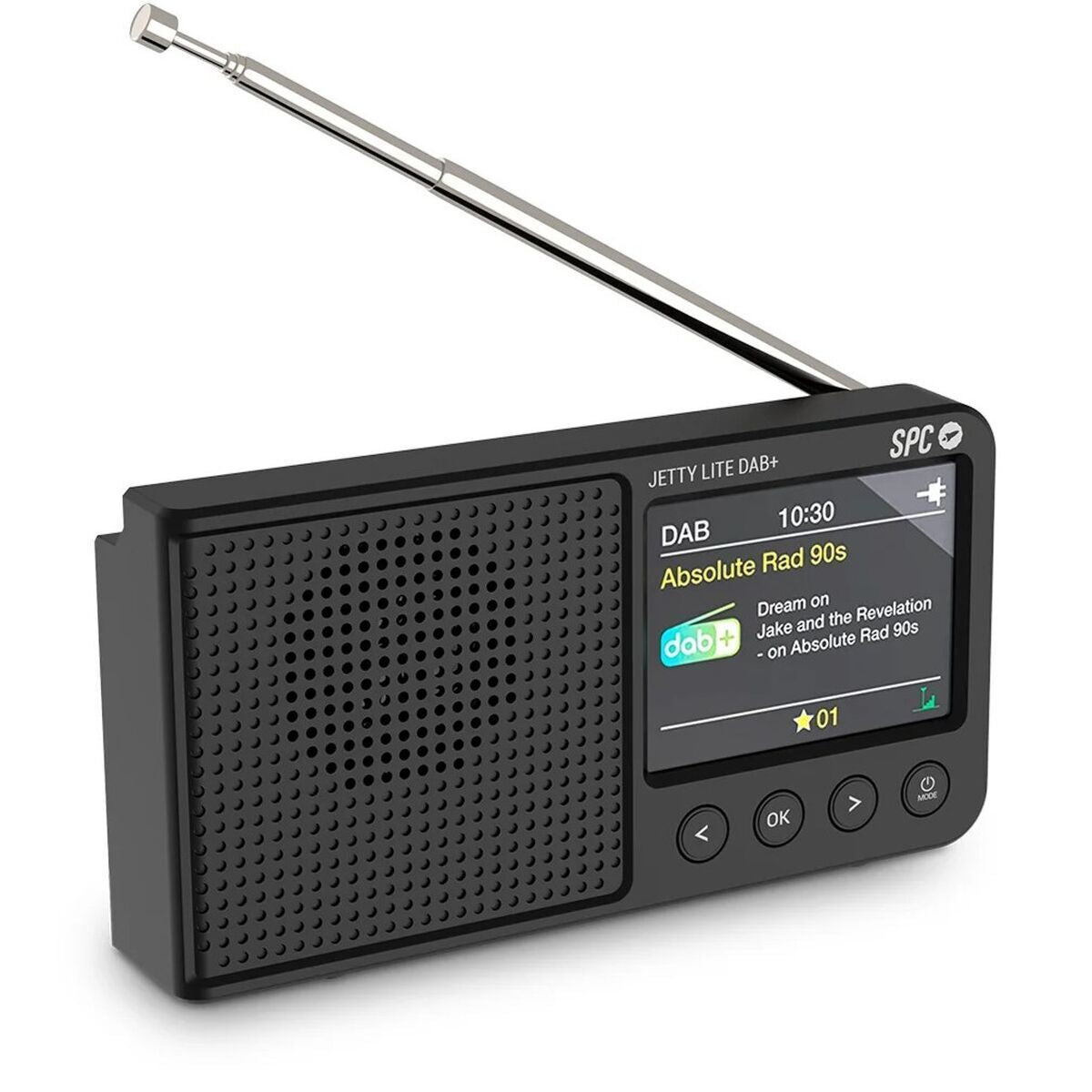 Transistor Radio SPC Internet 4591N J.L.DAB+ Black Retro