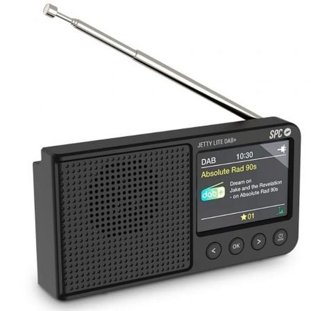 Transistor Radio SPC Internet 4591N J.L.DAB+ Black Retro