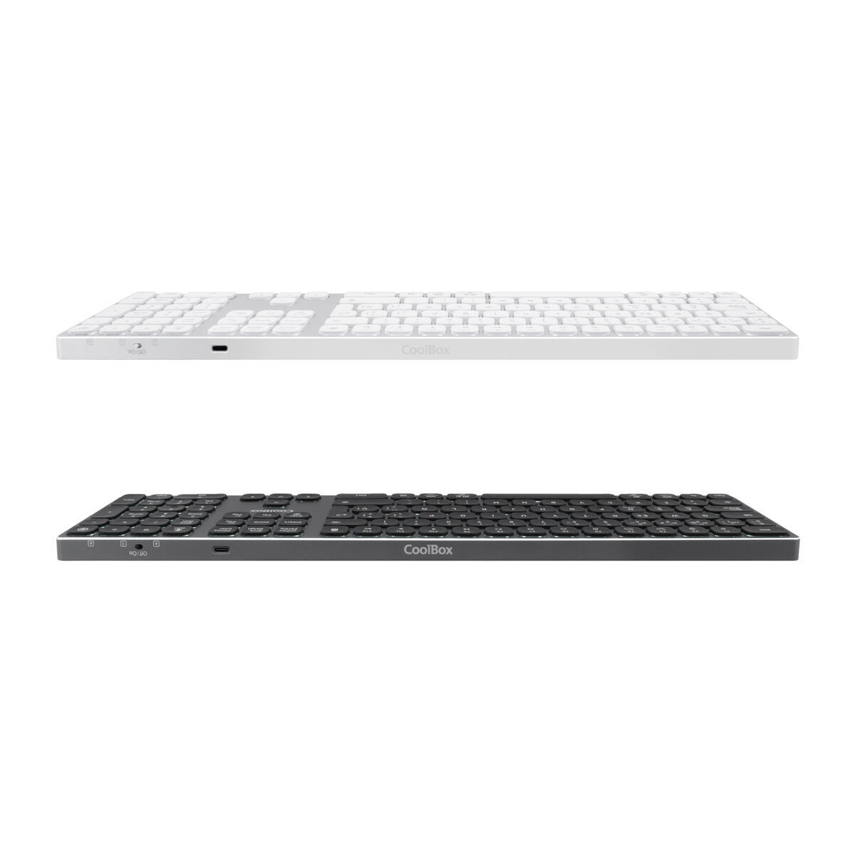 Keyboard and Mouse CoolBox COO-TEW02-BKW White