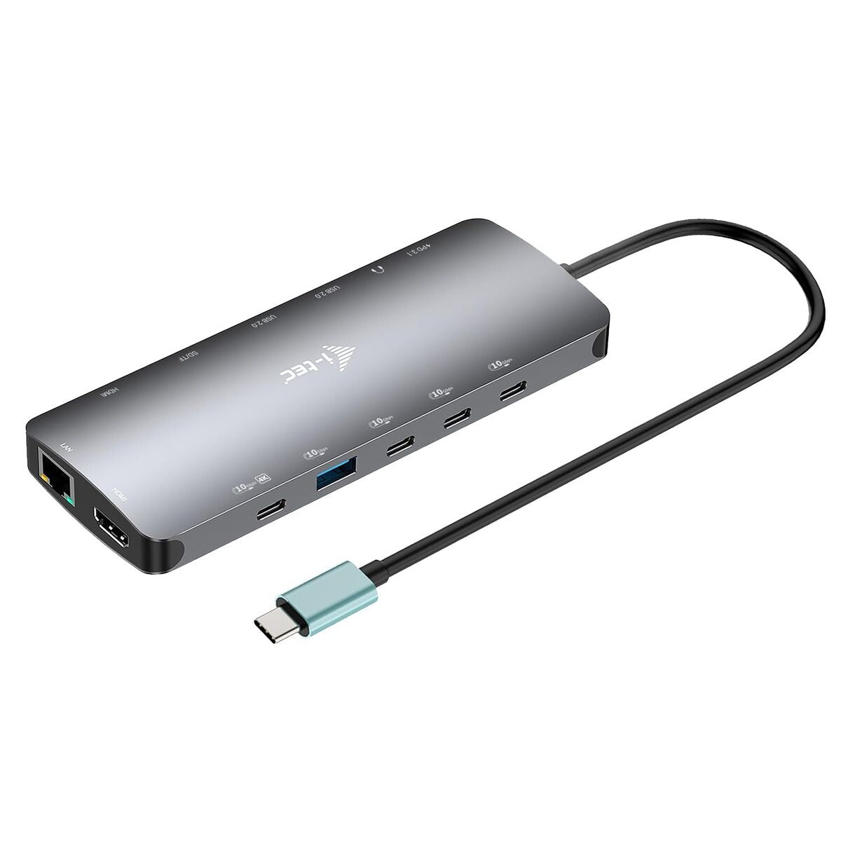 USB Hub i-Tec C31NANOTRIPLED140 Grey