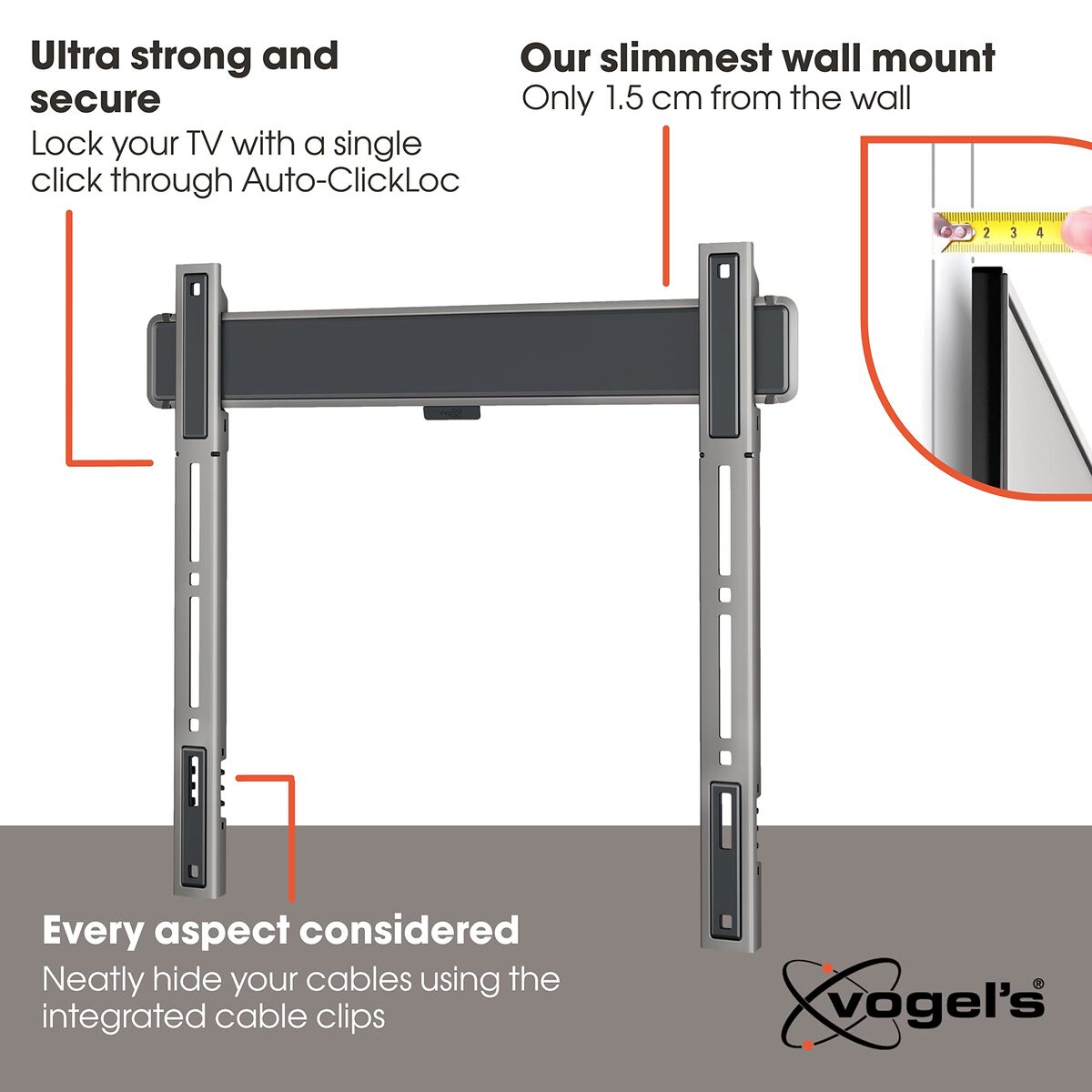TV Mount Vogel's TVM5405 NEGRO 32" 50 kg