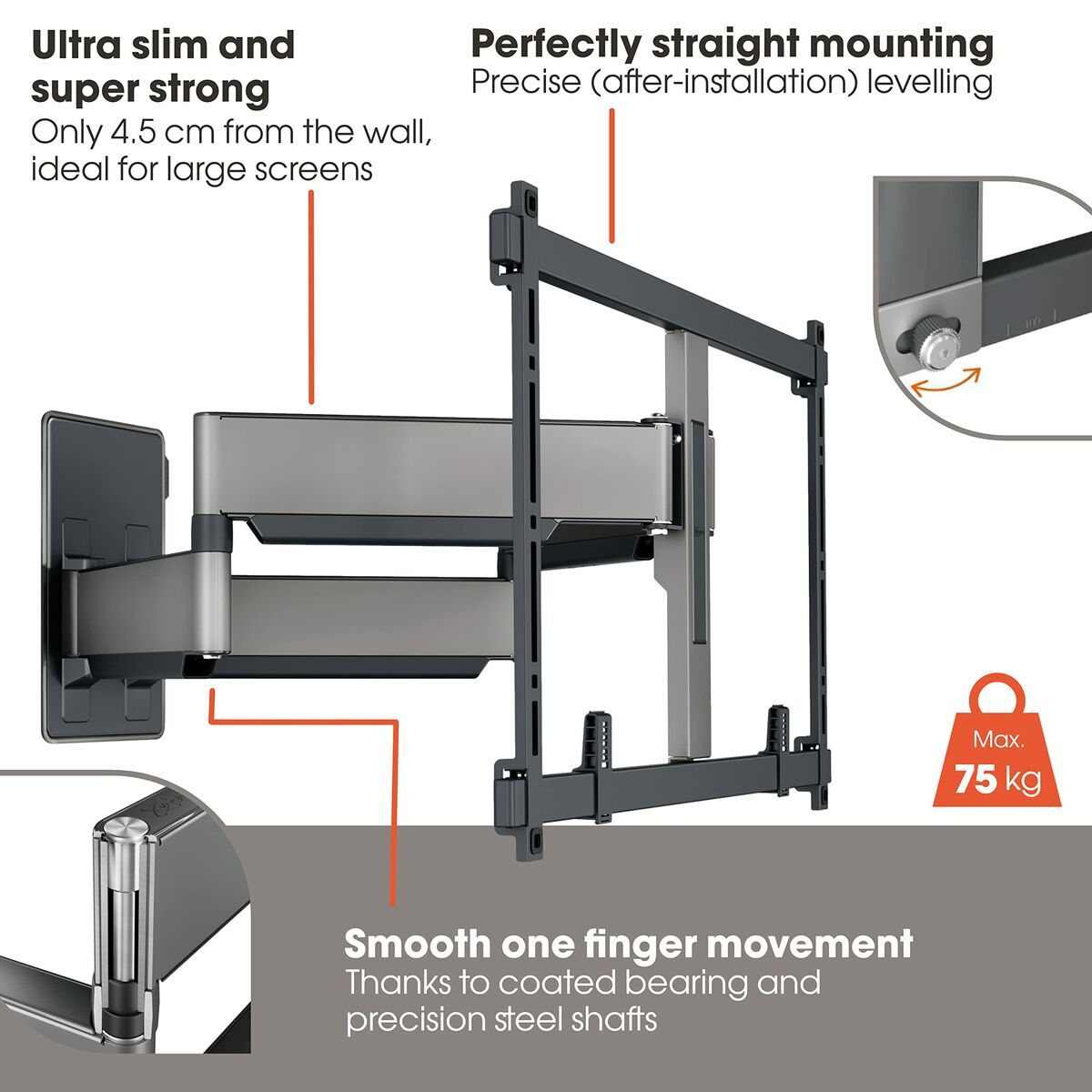 TV Mount Vogel's TVM5855 NEGRO 55" 100"