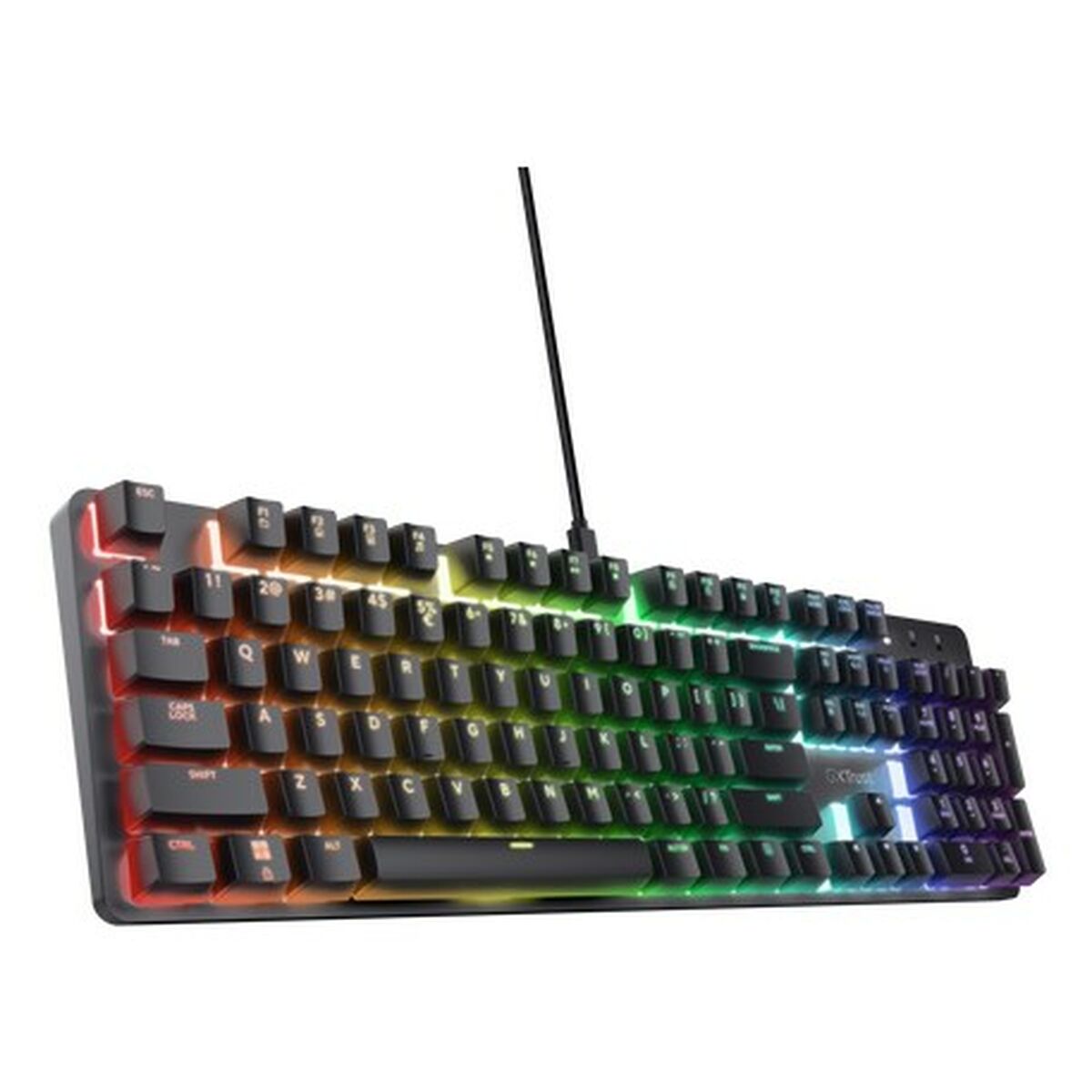 Gaming Keyboard Trust GXT 871 Zora Black Multicolour QWERTY Qwerty US