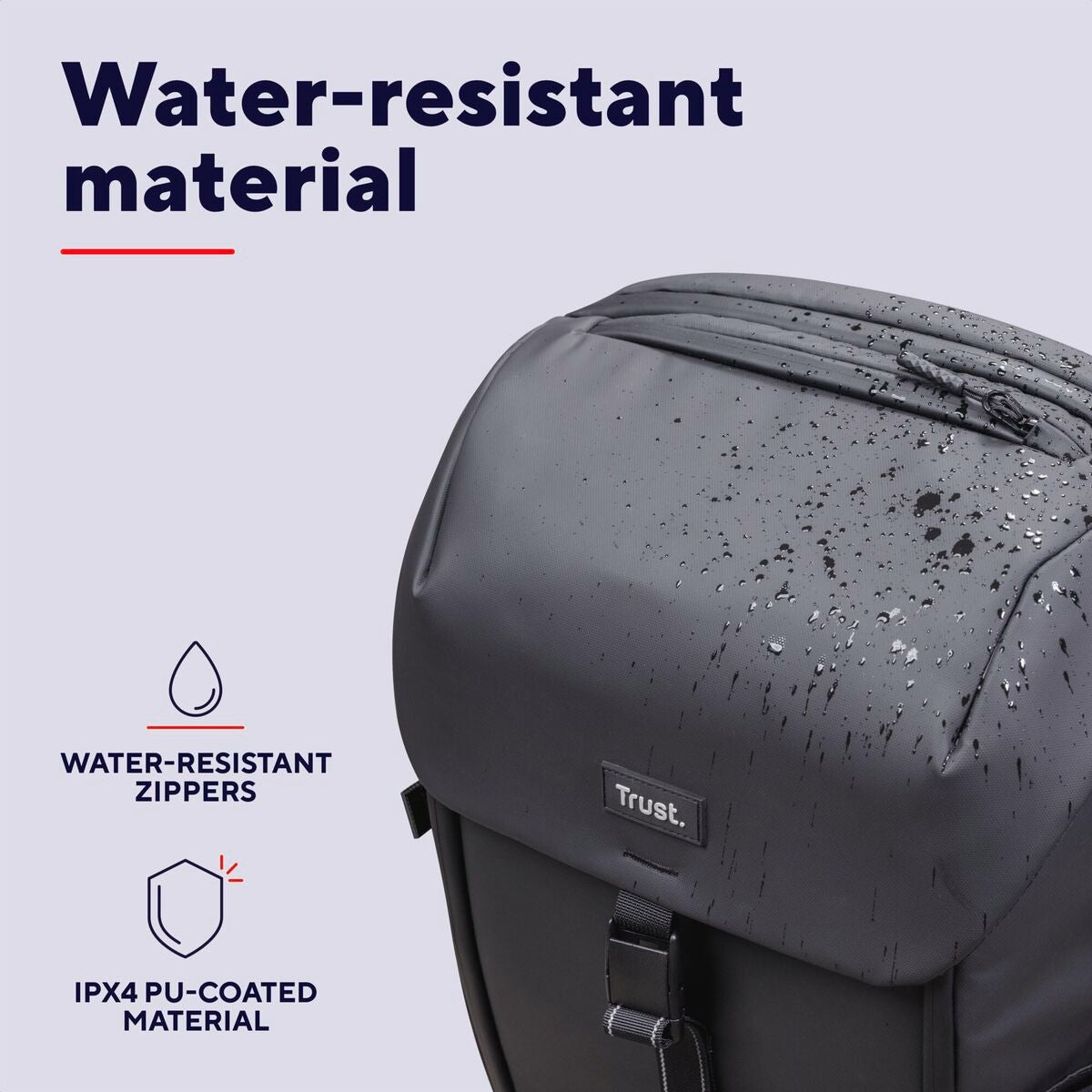 Laptop Backpack Trust 25669 Grey