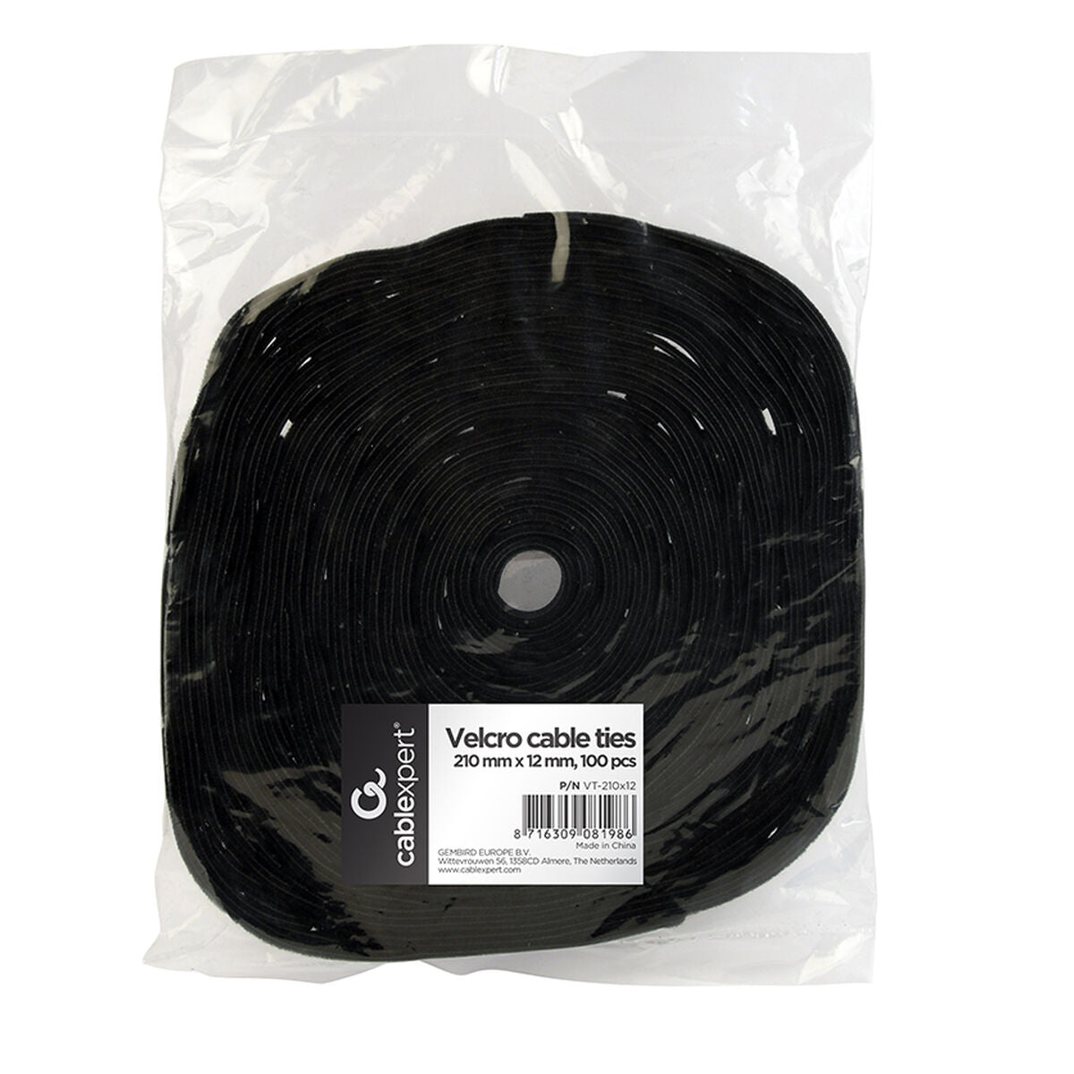 Velcro Cable Ties GEMBIRD VT-210X12