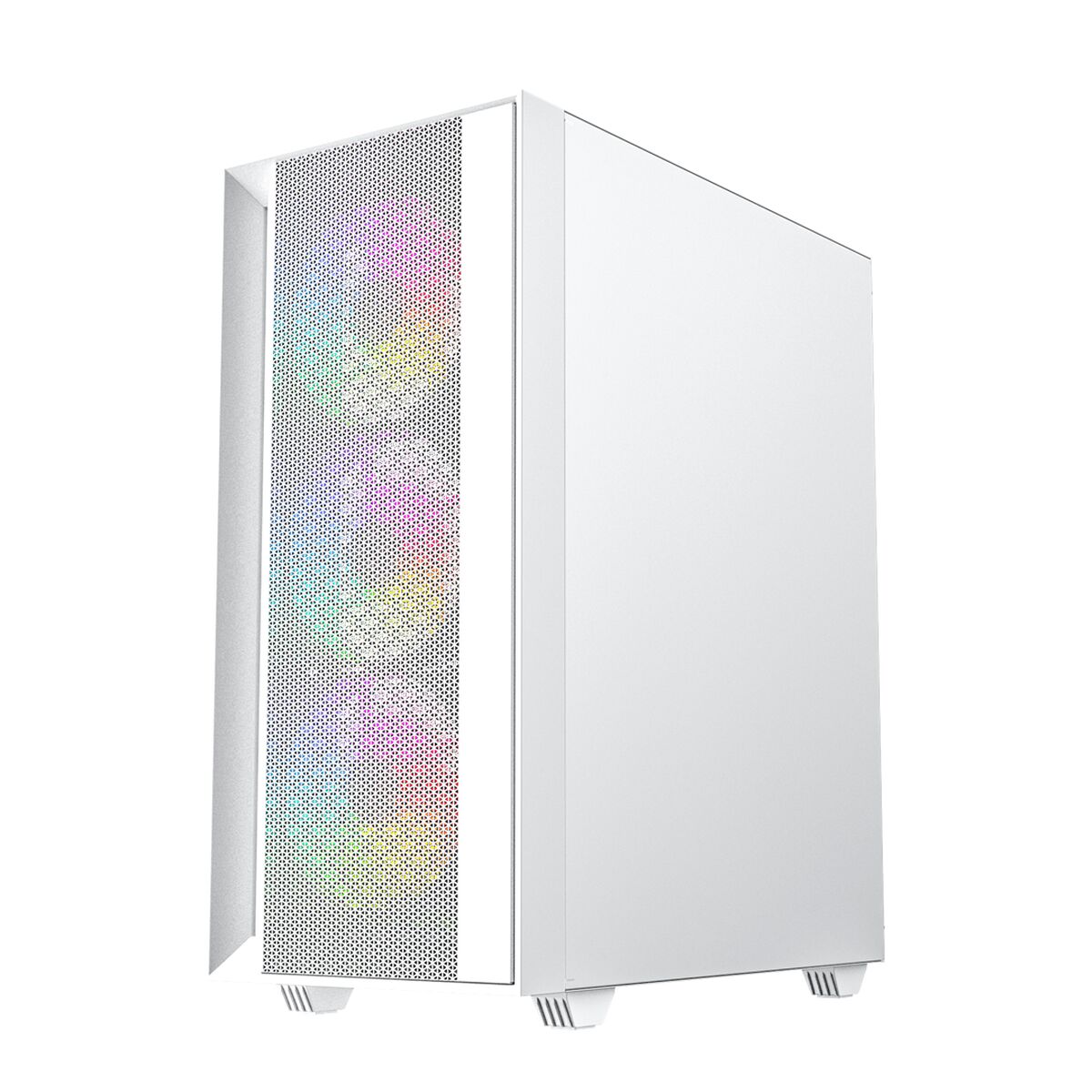 ATX Semi-tower Box GEMBIRD Fornax 4000W ARGB White Multicolour