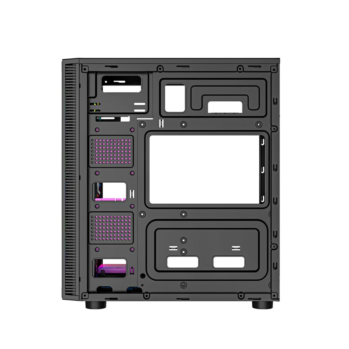 ATX Semi-tower Box GEMBIRD CCC-FC-500 Black Multicolour