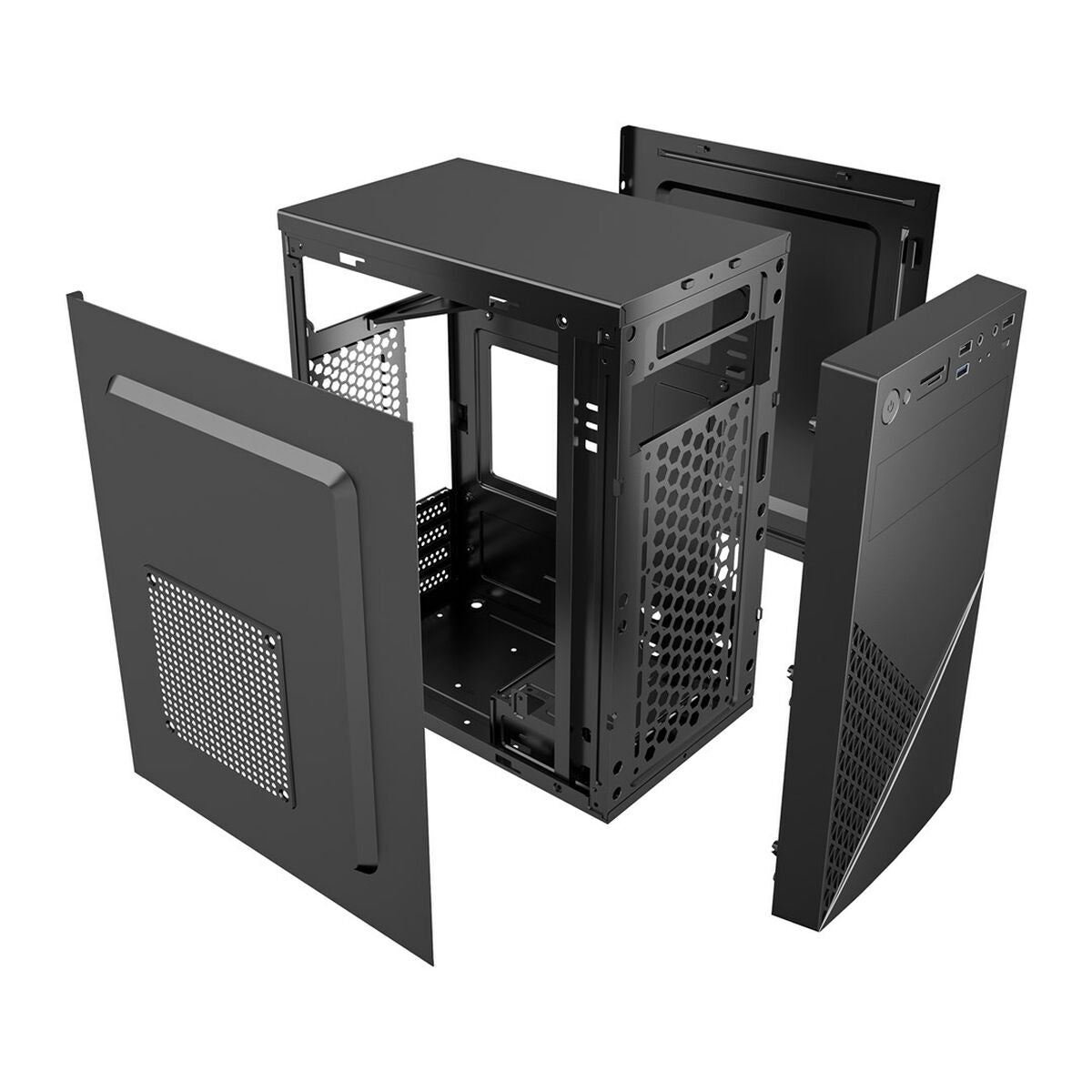 ATX Semi-tower Box GEMBIRD CCC-FC-K170 Black