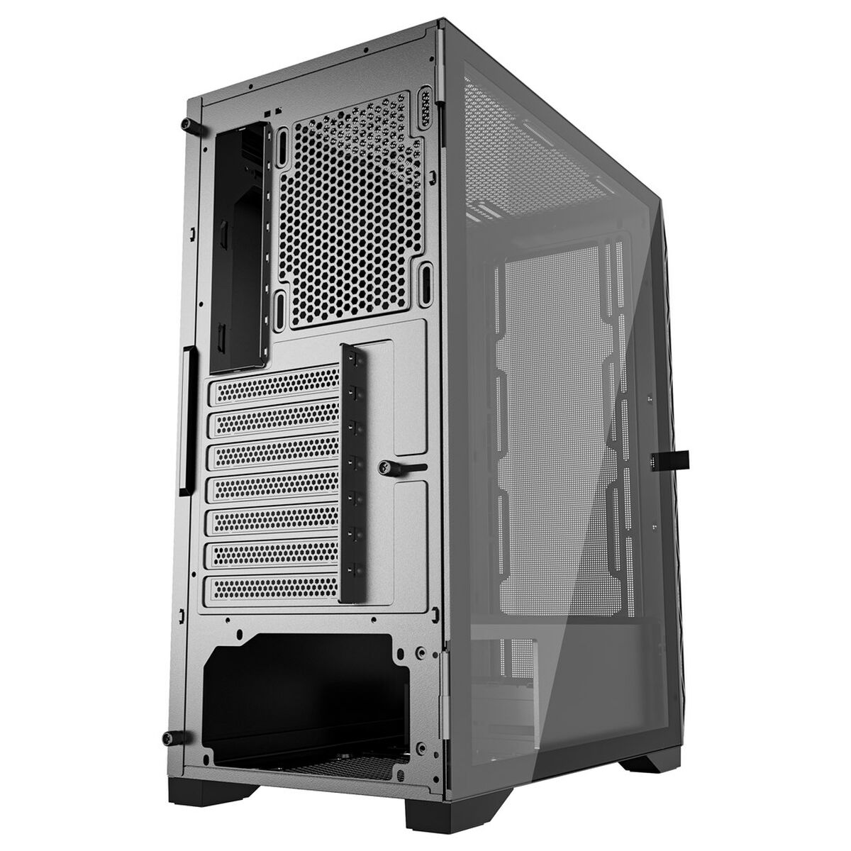 ATX Semi-tower Box GEMBIRD CCC-FC-M200 Black