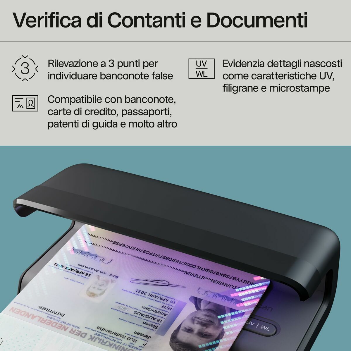 Counterfeit Note Detector Safescan 131-0723