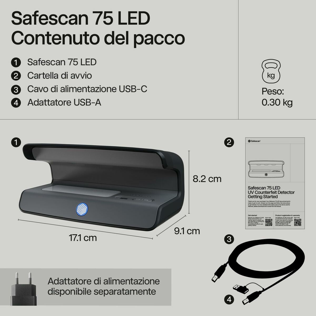 Counterfeit Note Detector Safescan 131-0723