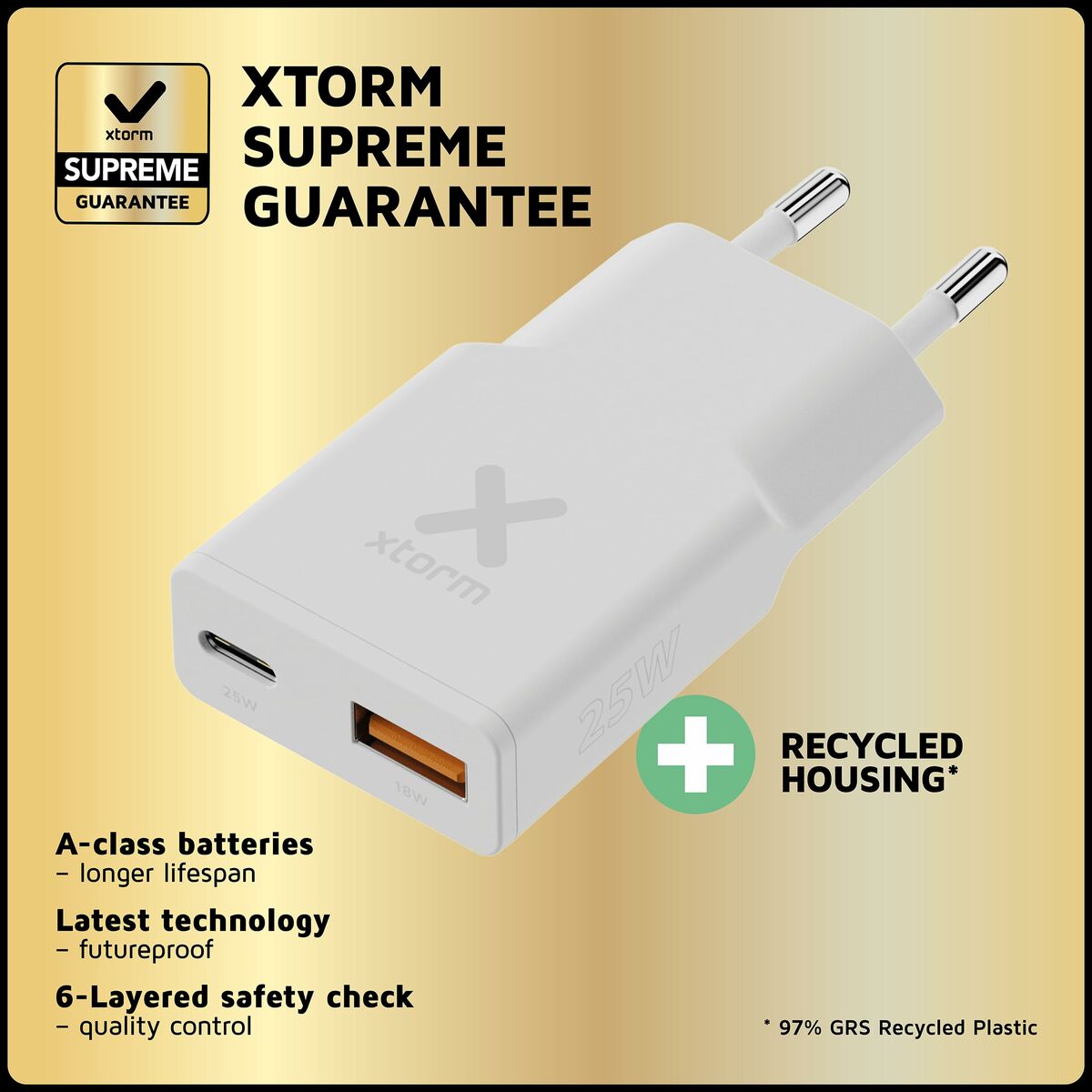Powerbank Xtorm XG2SL025 White
