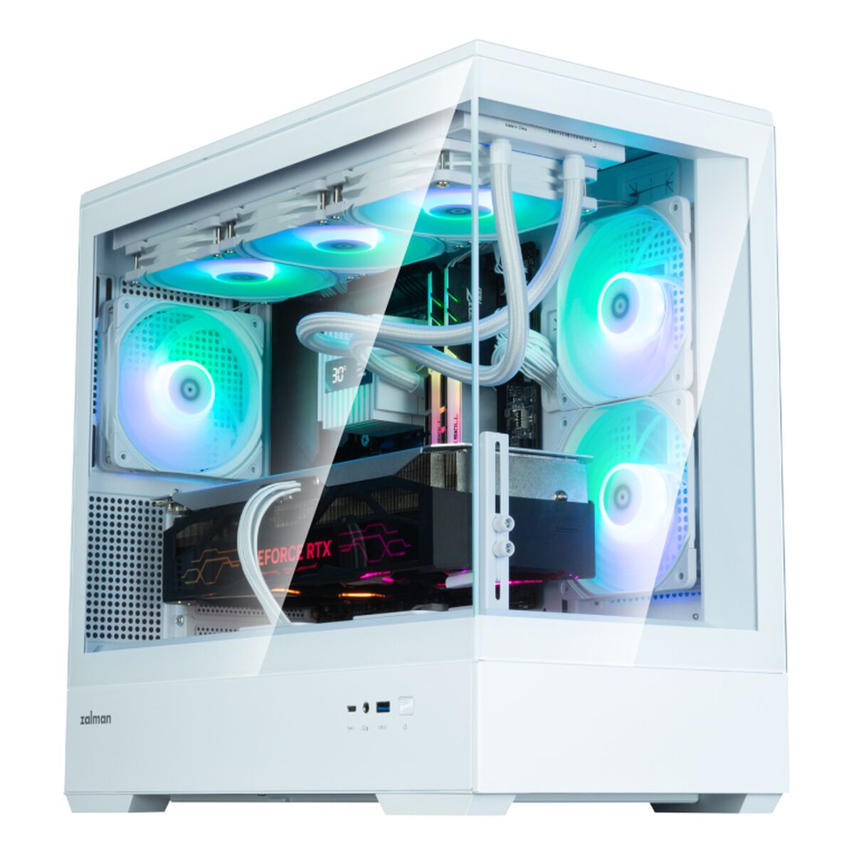 ATX Semi-tower Box Zalman P30 V2 White