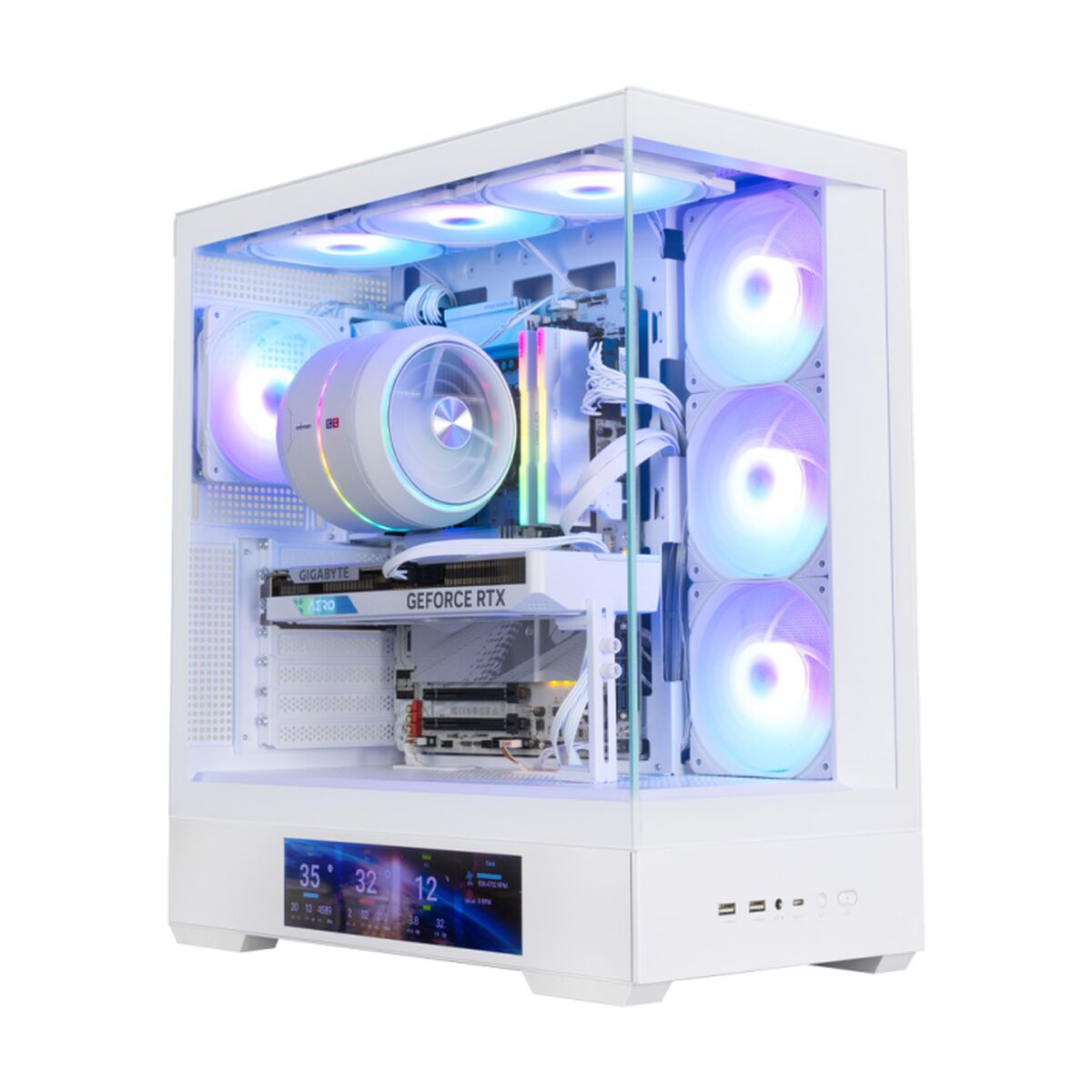 ATX Semi-tower Box Zalman P40 DS White