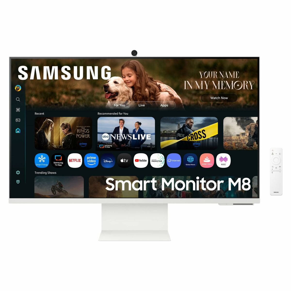 Gaming Monitor Samsung M8 M80F S32FM801UU 4K Ultra HD 32"
