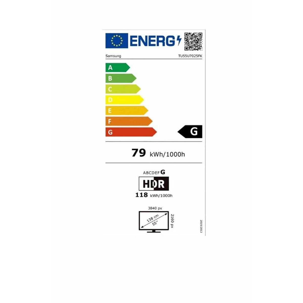 Smart TV Samsung TU55U7025FKXXC 55" 4K Ultra HD LED HDR