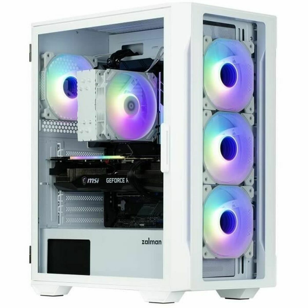 ATX Semi-tower Box Zalman I3 NEO TG WHITE White