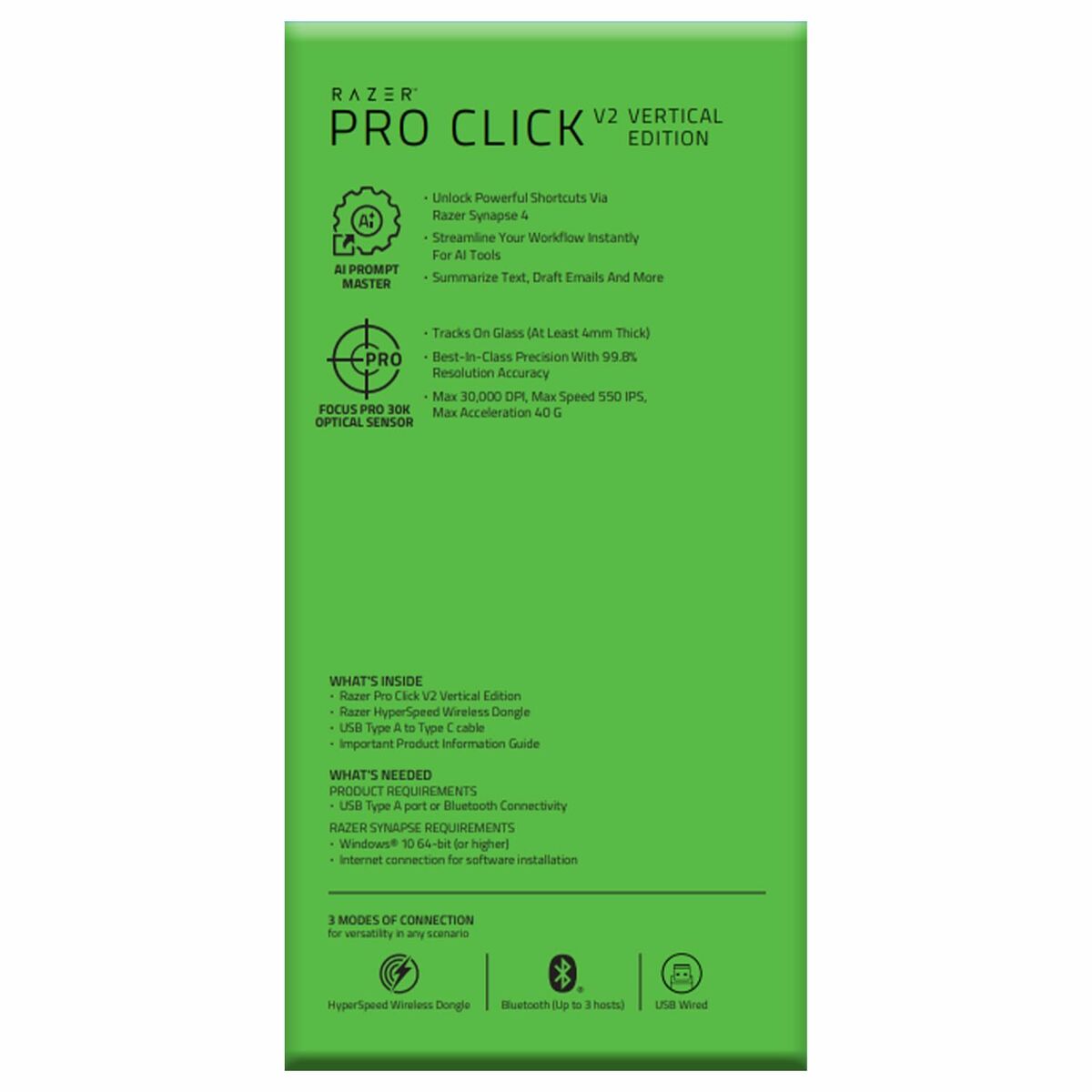 Mouse Razer RZ01-05250100-R3G1 Black 30000 dpi