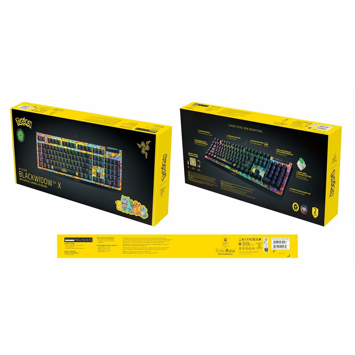 Keyboard Razer RZ03-04704200-R3M1 Black Qwerty US