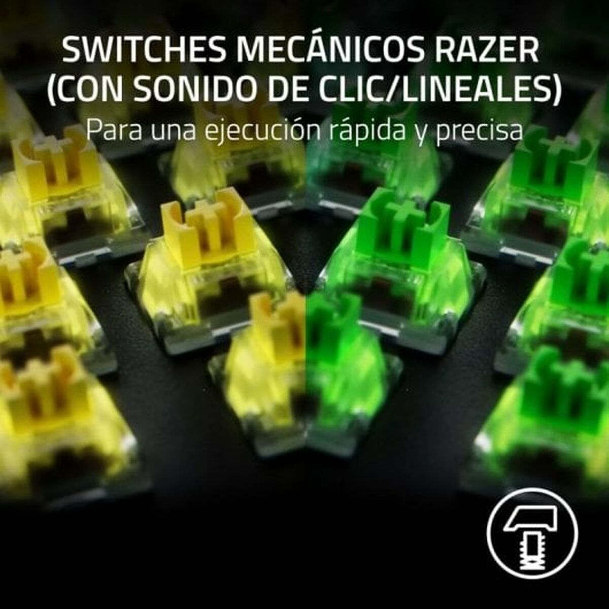 Keyboard Razer BlackWidow V4 X Yellow Switch Black