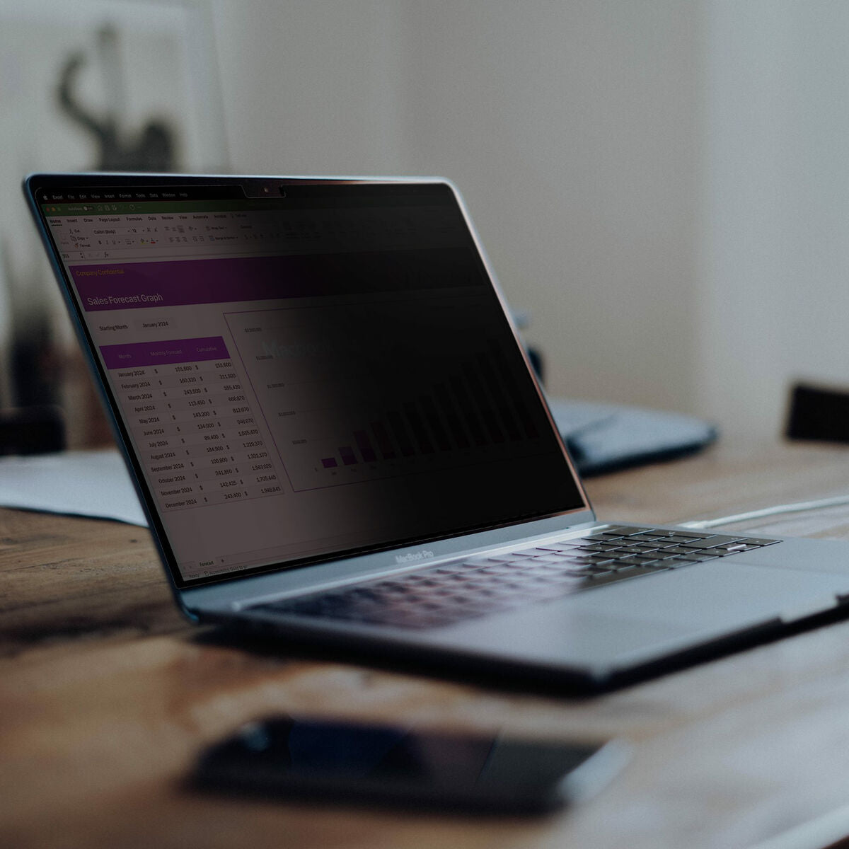 Notebook Stand Startech 141T6-PRIVACY-SCREEN Plastic