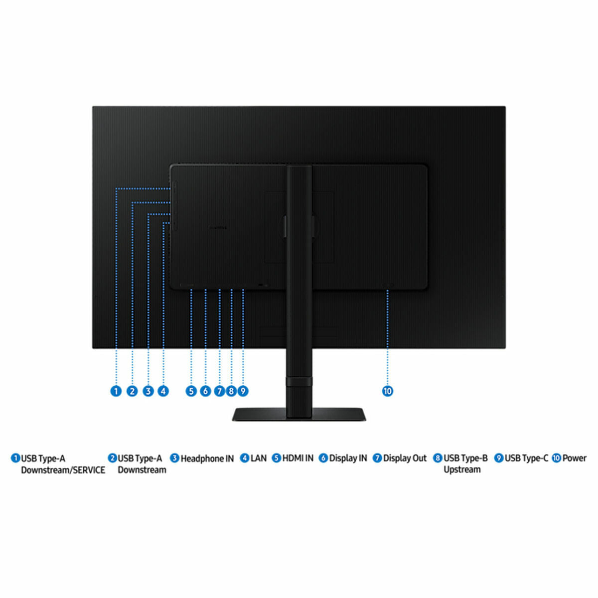 Gaming Monitor Samsung LS32D600UAUXEN Quad HD 32"