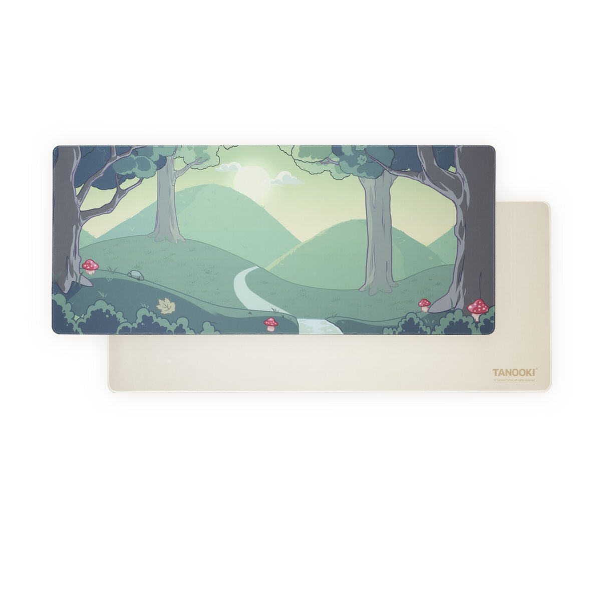 Mouse Mat FR-TEC TANOOKI YUKI Green Beige