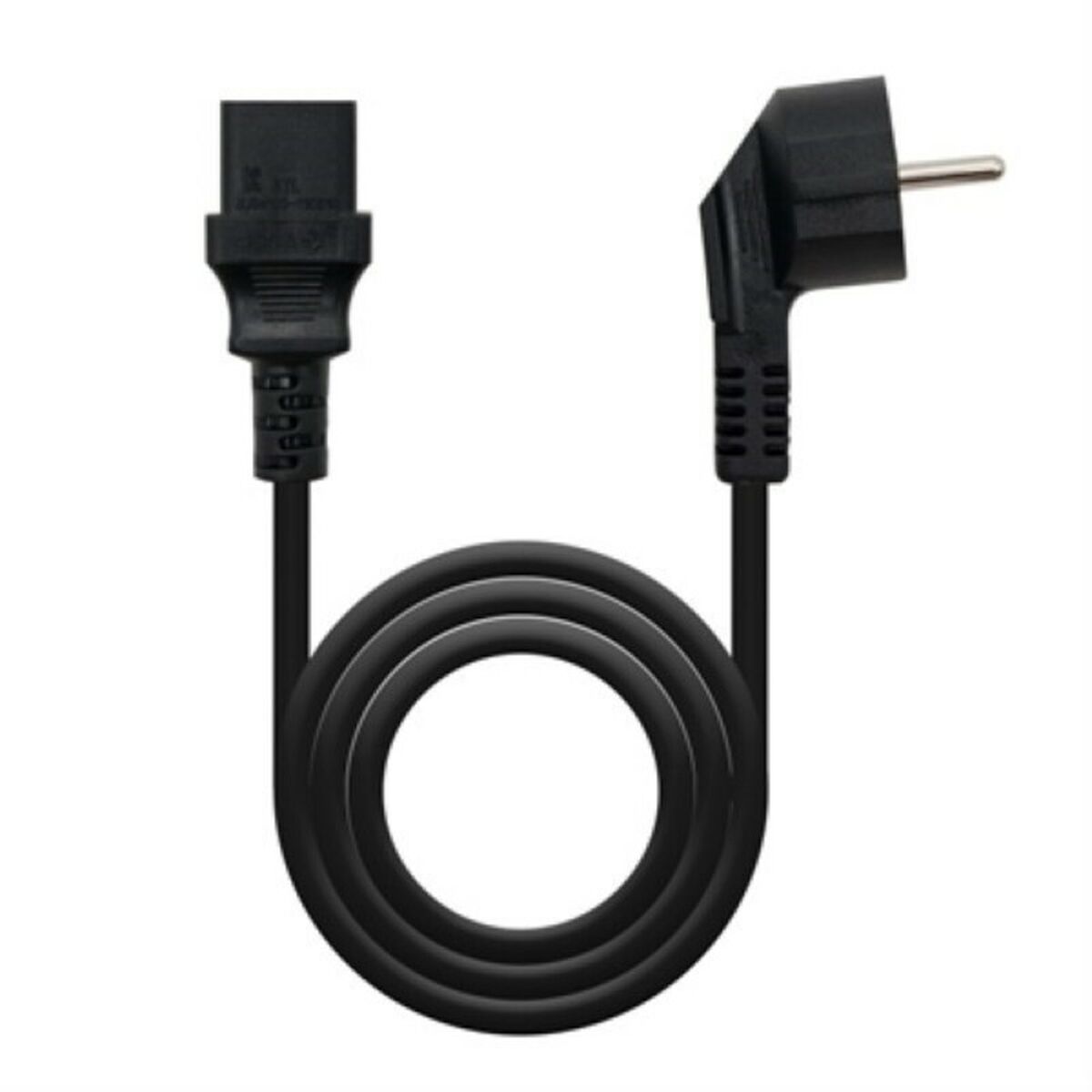 Power Cord NANOCABLE 10.22.01 CEE7 C13 Black