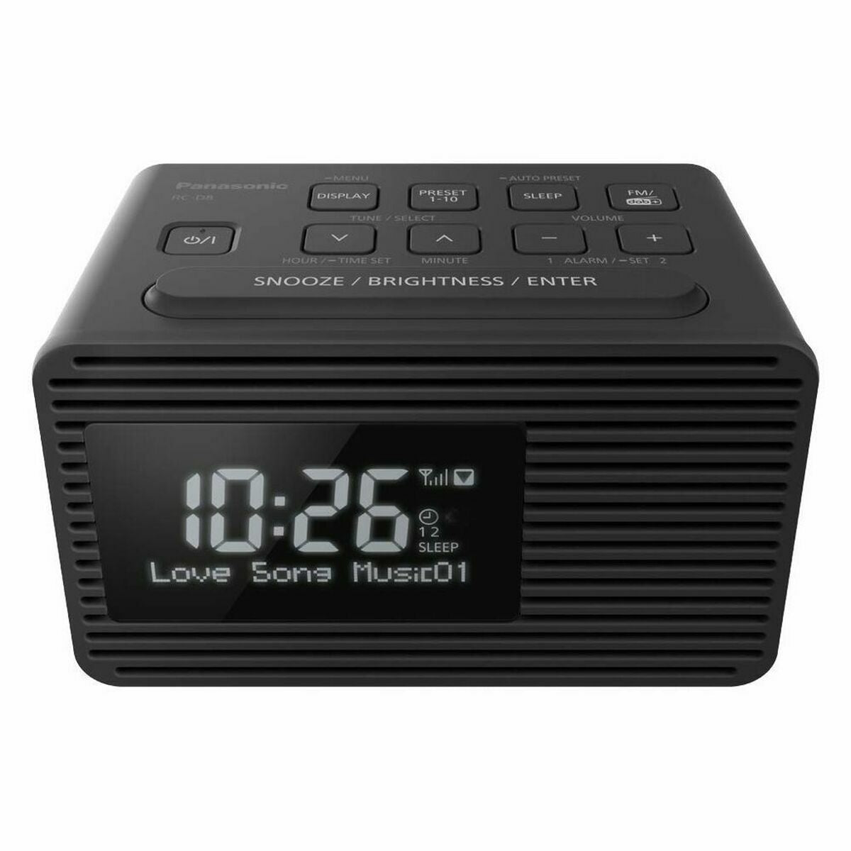 Clock-Radio Panasonic RC-D8EG-K Black