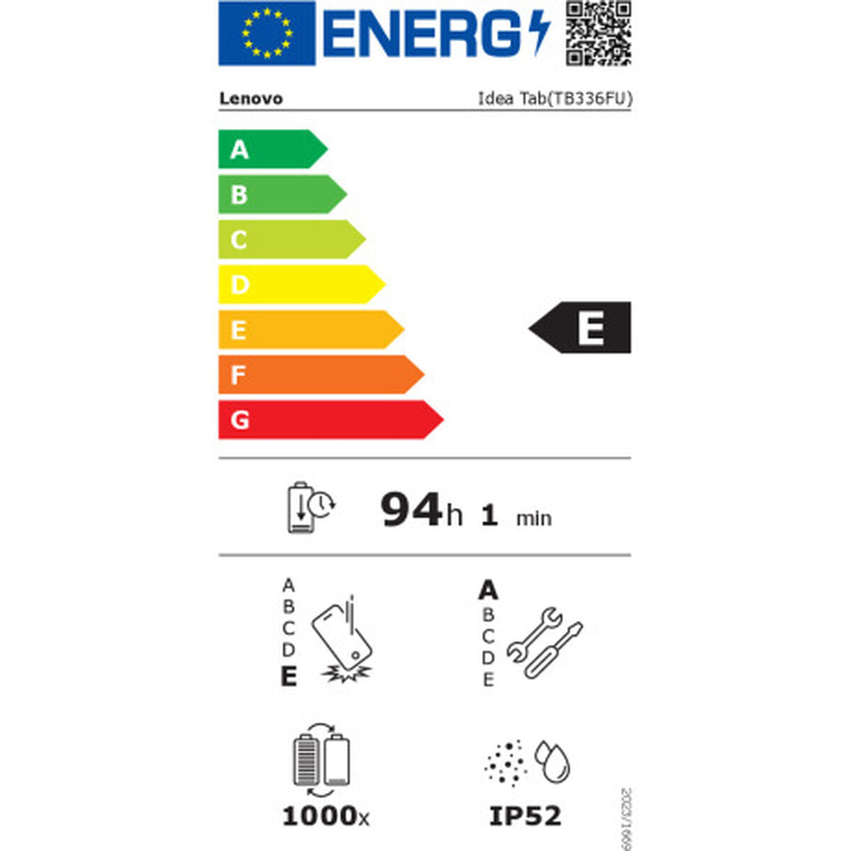 Tablet Lenovo IDEA TAB 8/128 11 11" 8 GB RAM 128 GB Grey