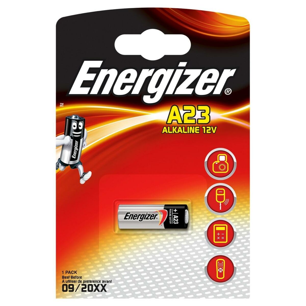 Alkaline Batteries Energizer 12 V LR23A (10 Units)