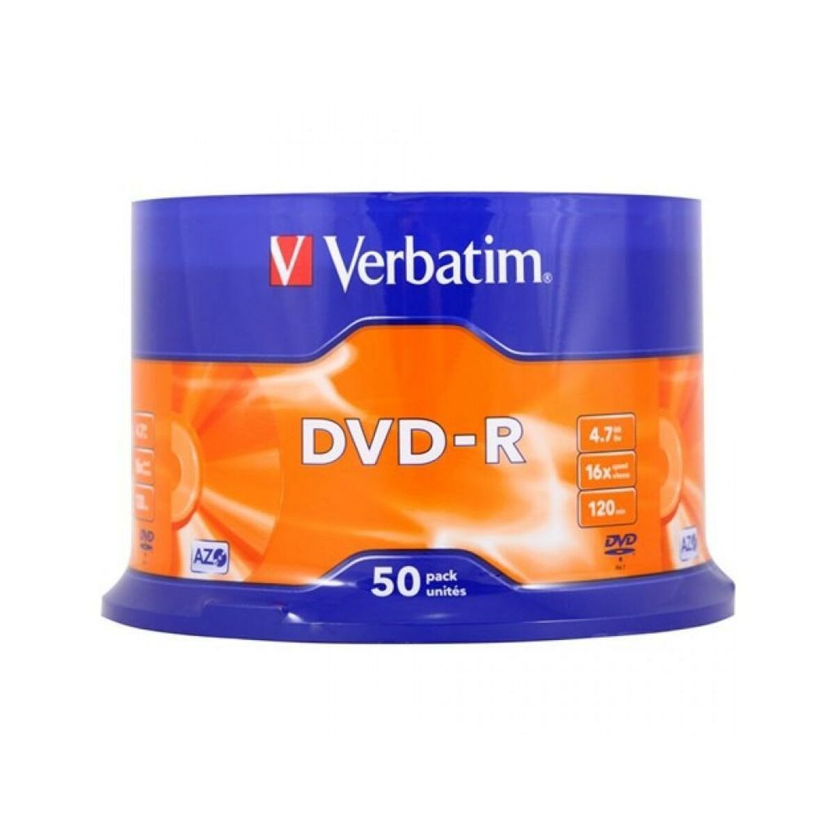 DVD-R Verbatim 4,7 GB 16x 50 Pieces (4 Units)
