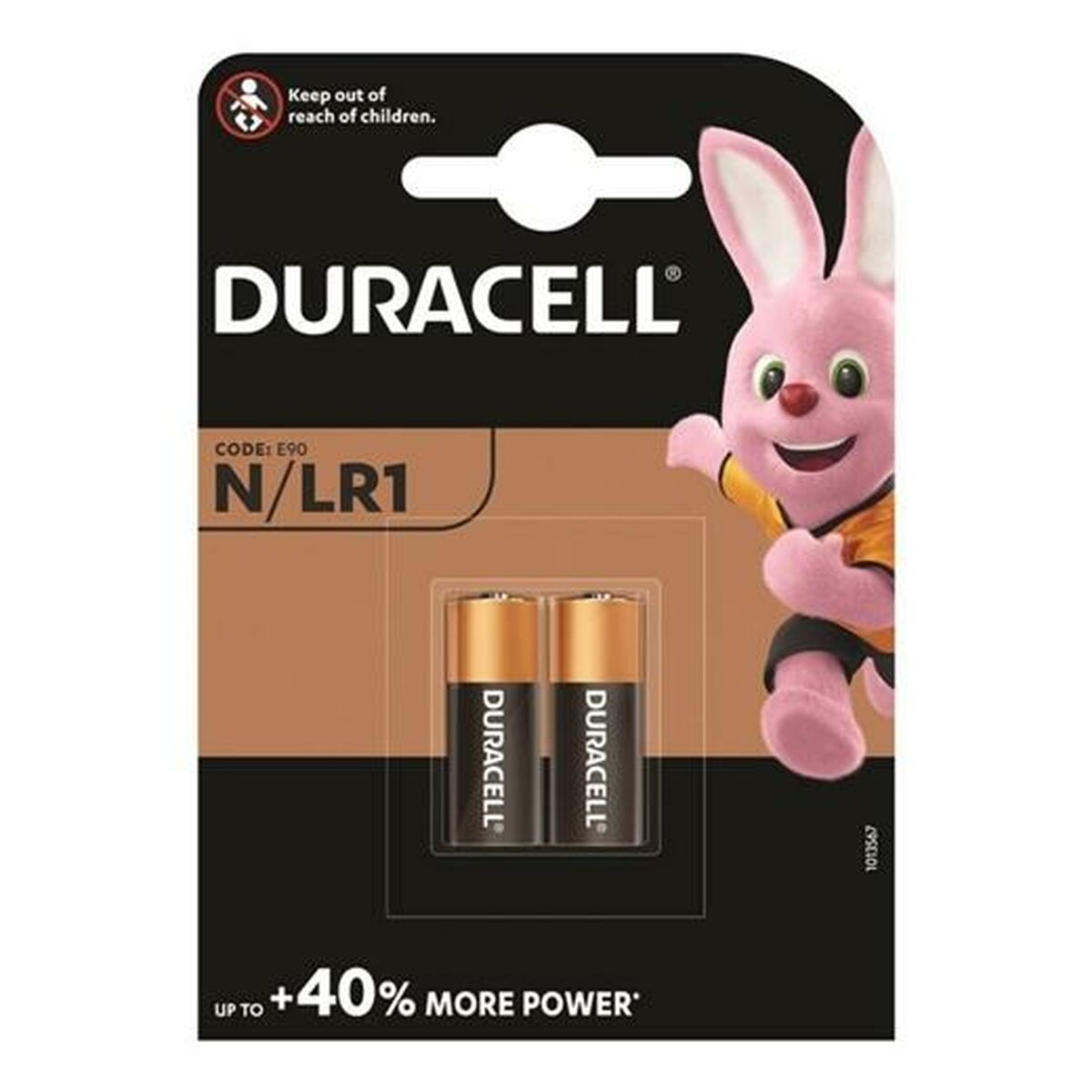 Alkaline Batteries DURACELL LR1 2 Pieces (10 Units)