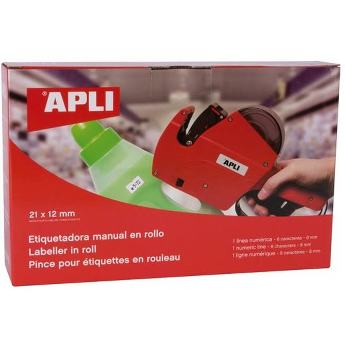 Manual Labelling Machine Apli 21 x 12 mm (12 Units)