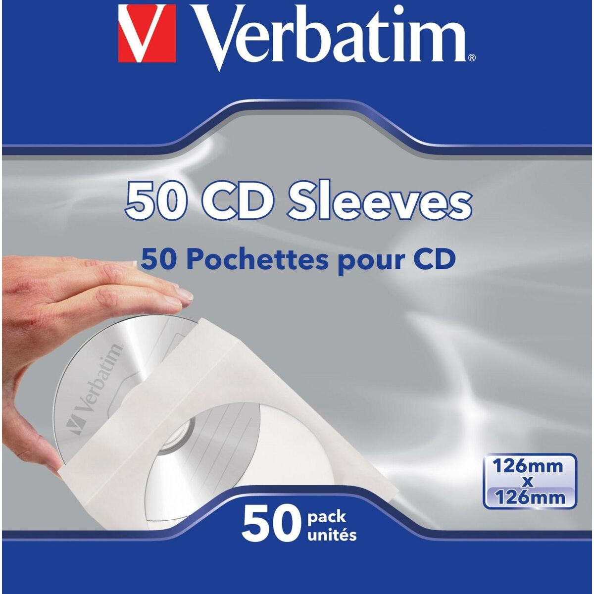 Protective Case Verbatim 12,6 x 12,6 cm 50 Pieces (20 Units)